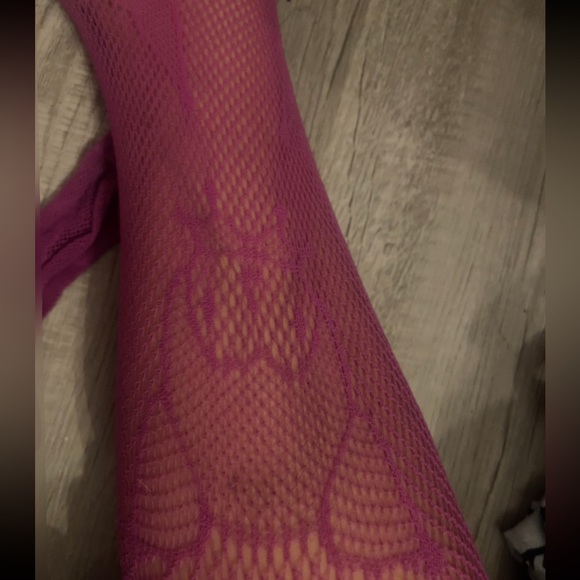Kuromi Fishnets From Hot Topic || Never Worn || One Size - Picture 2 of 2